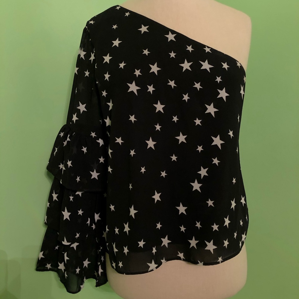 Valencia & Vine One Shoulder Blouse